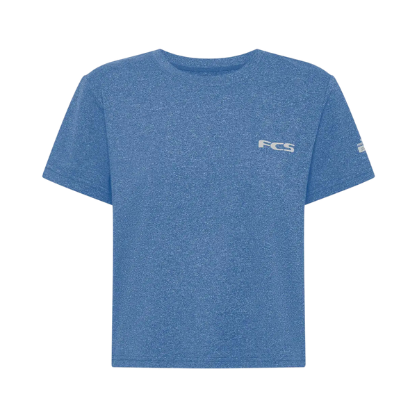 FCS - Vêtements - Women's ss UV surf tee heather Bleu