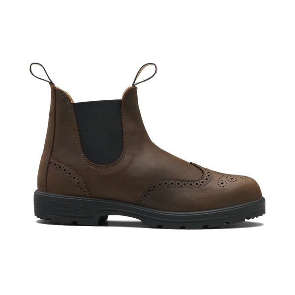 BLUNDSTONE - BOOTS - CHELSEA - ANT BRN BROGUE