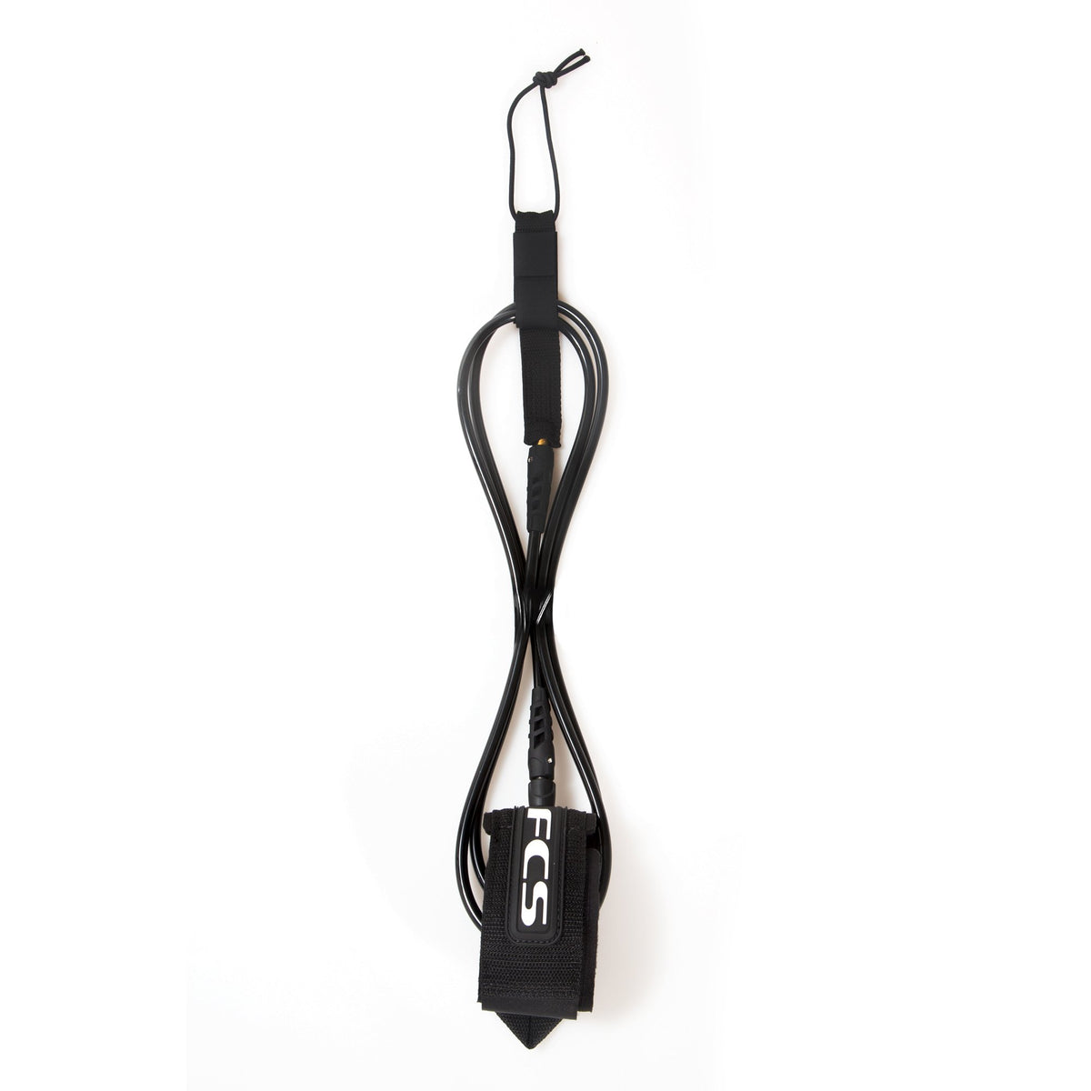 FCS Classic Regular Leash 7ft Noir - vue complète