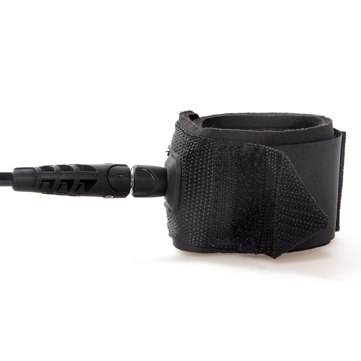 FCS Classic Regular Leash 7ft Noir - chevillère néoprène