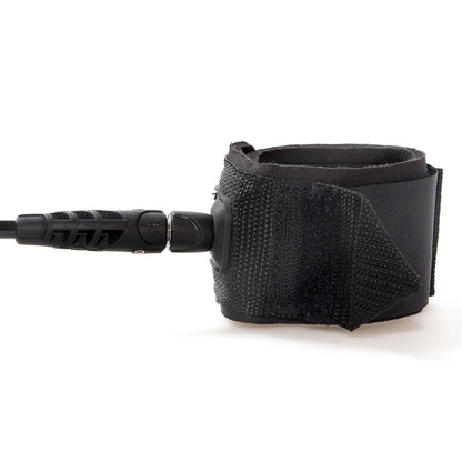 FCS Classic Regular Leash 7ft Noir - chevillère néoprène
