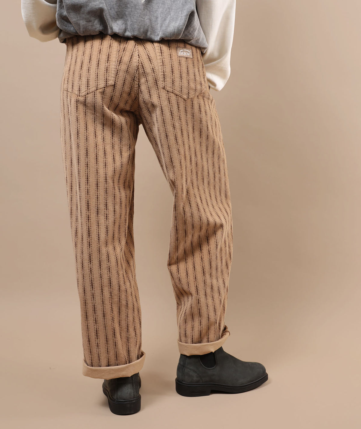 Oxbow Stripy marron – vue 3