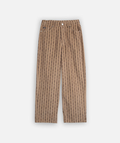 Oxbow Stripy marron – vue à plat