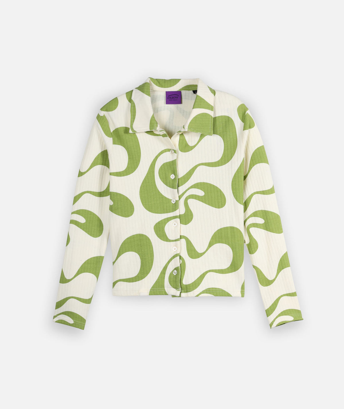 Oxbow Warpy blanc – vue à plat