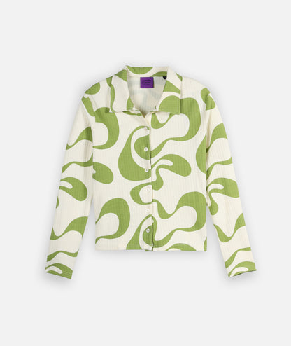 Oxbow Warpy blanc – vue à plat