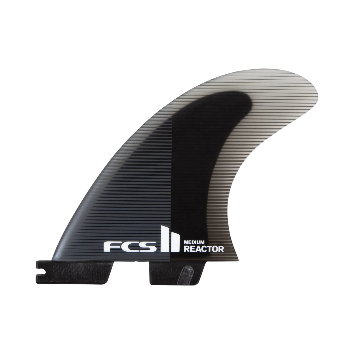 FCS Ⅱ Reactor PC Tri Fins CHARCOAL/BLACK L