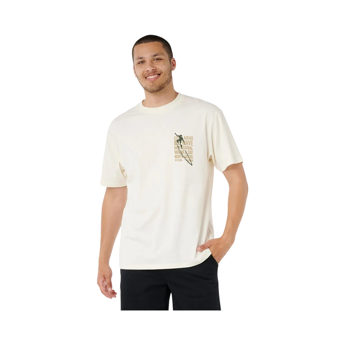 RIP CURL - TEE SHIRT - EWG - BONE L