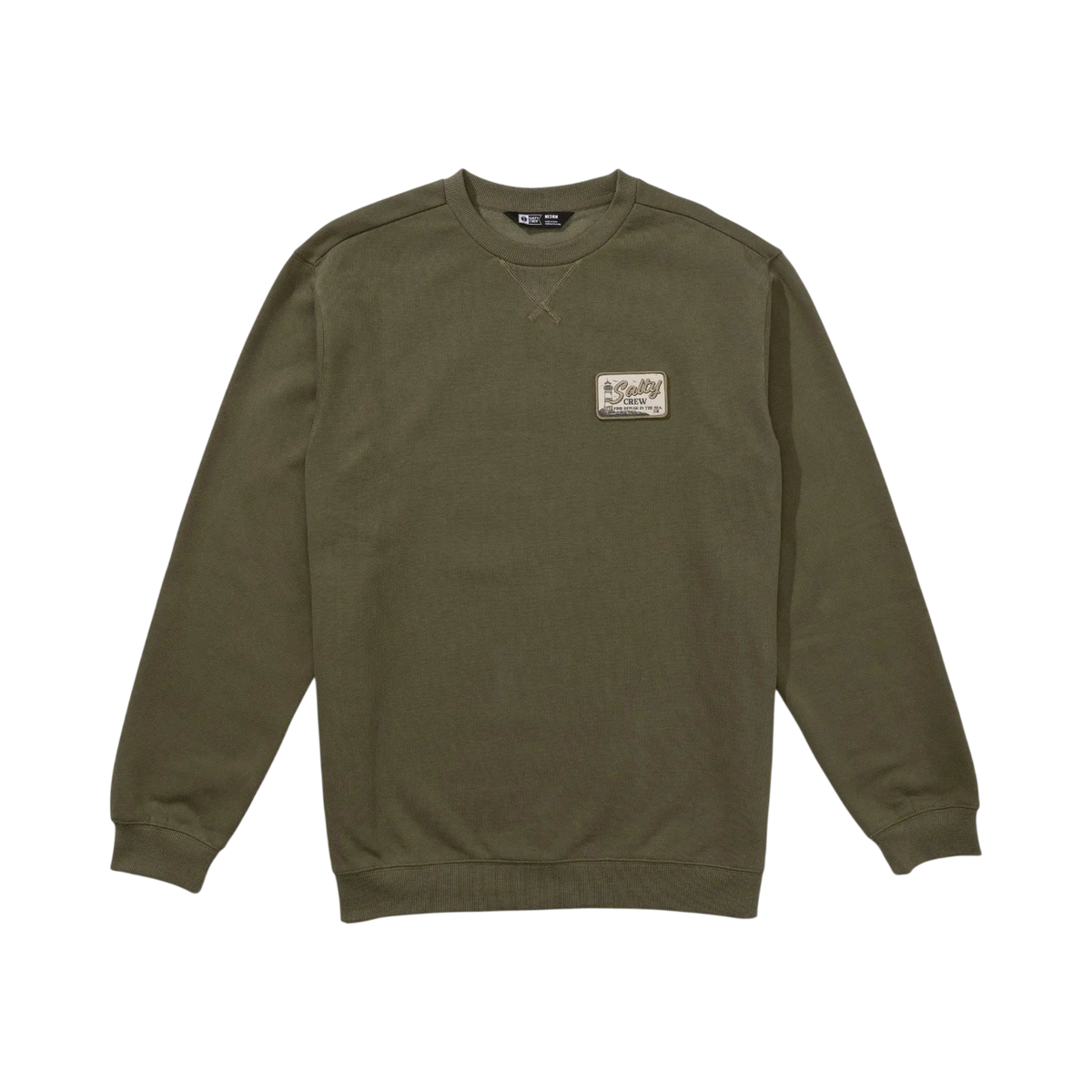 SALTY CREW - CREW SWEAT - CRAFTED OLIVE L