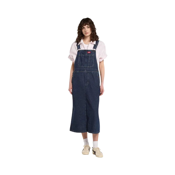 Dickies - Femme - Robes - Denim bib dress - Bleu