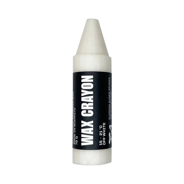 Wax Off White crayon