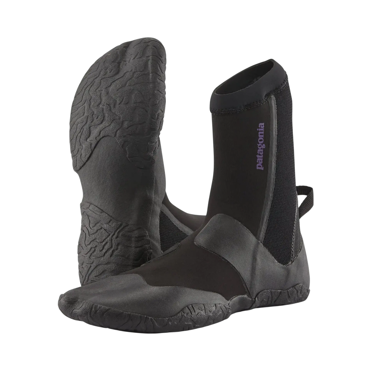 Chaussons de surf Patagonia Regulator 2 mm Split Toe noirs - Surfshop Shapers Club House