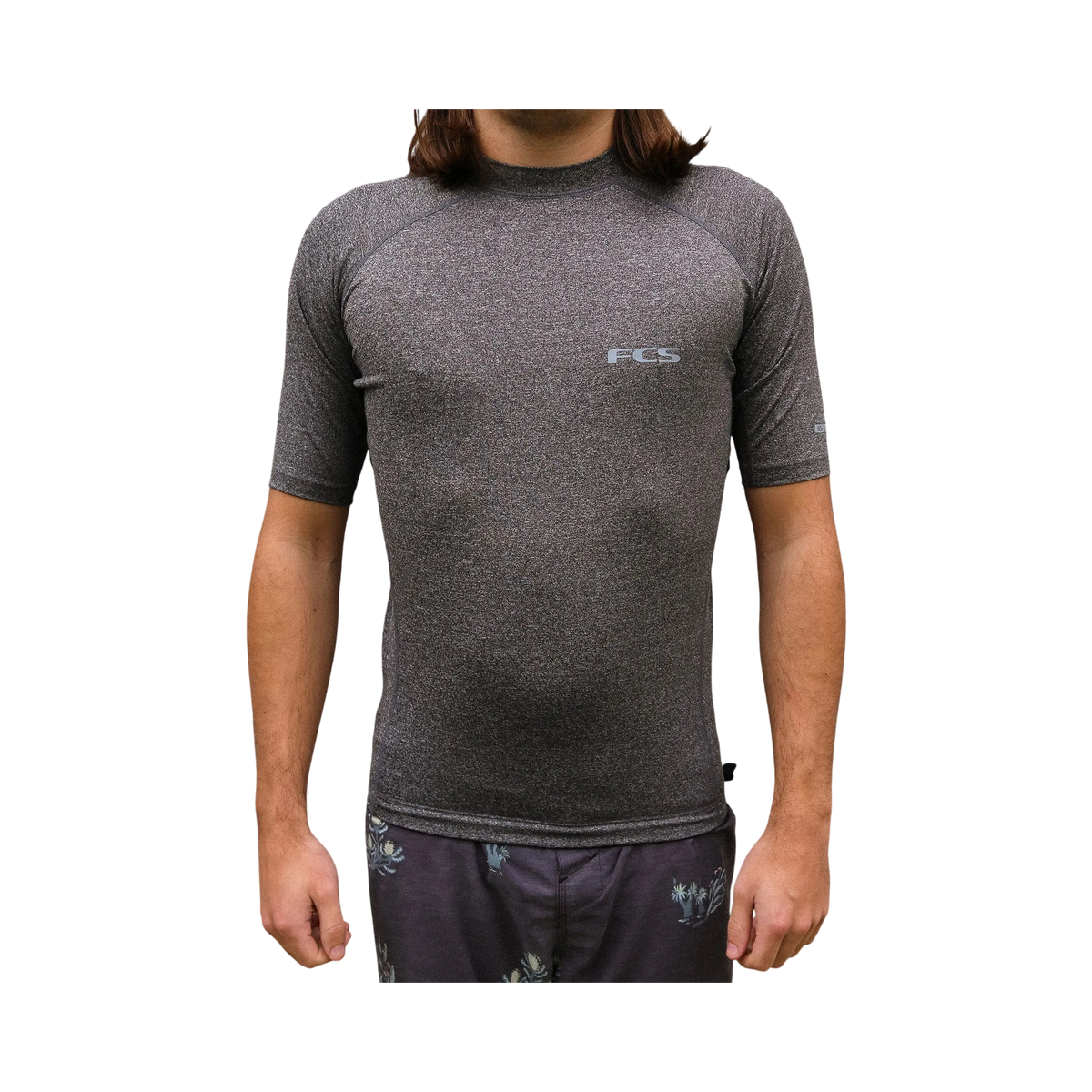 FCS - Accessoires - Essentiel ss rash vest heather Gris - photo 2