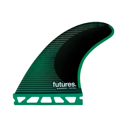 Fins Thruster - F6 Blackstix neutral all-round green Futures Fins