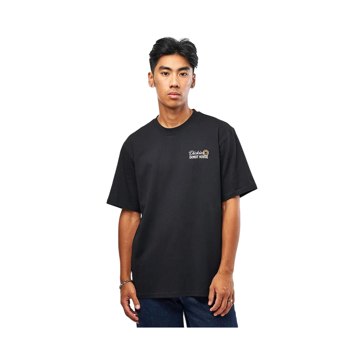 Dickies - DONUT HOUSE TEE SS BLACK L / UE 43 - 44 / US 33 - 34 - photo 2