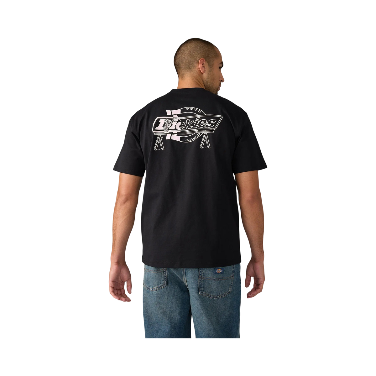 Dickies - STATESVILLE TEE SS BLACK S / UE 40 - 41 / US 30 - 31 - photo 1