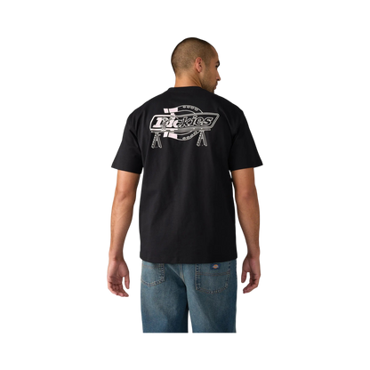 Dickies - STATESVILLE TEE SS BLACK S / UE 40 - 41 / US 30 - 31 - photo 1