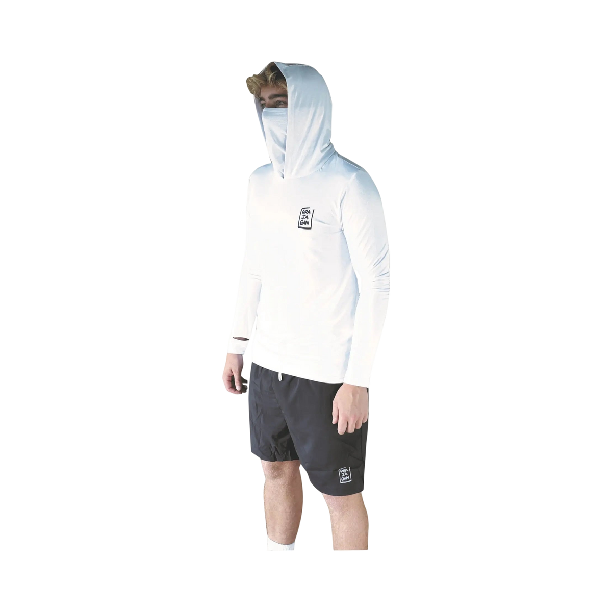 Grajagan - UPF 50 - SURF TEE MANCHES LONGUES/CAPUCHE TAH7 BLANC - photo 2