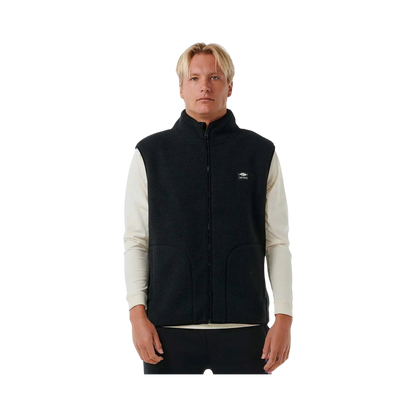 RIP CURL QUEST POLAR VEST FALL WINTER 2024 BLACK M / EU 42 / US 32 - photo 1