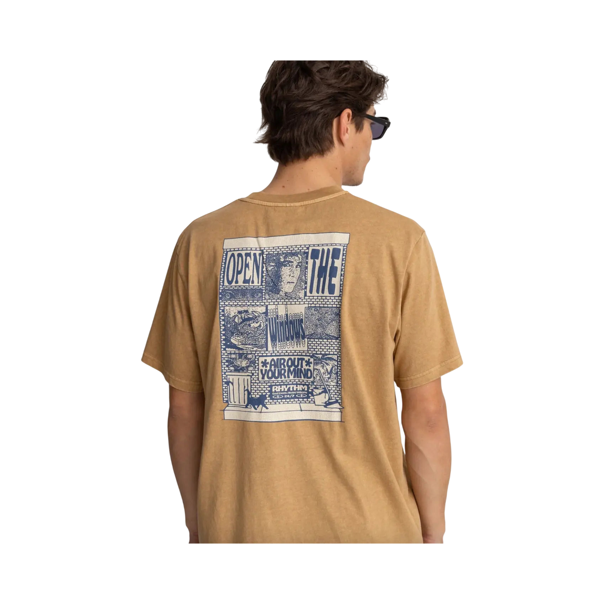 WINDOWS VINTAGE SS TSHIRT TAH5 MARRON INCENSE - photo 2