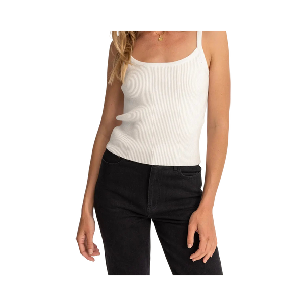YUMI KNIT TOP BLANC