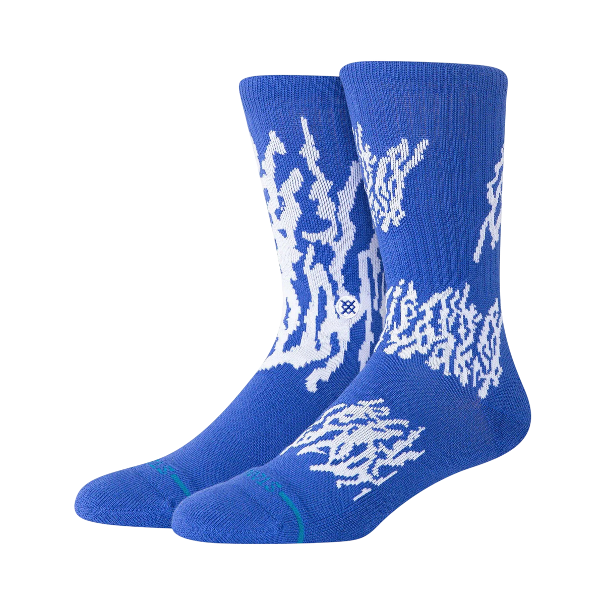 Stance - Chaussettes - Glacier crew bleu - photo 1