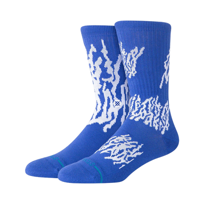 Stance - Chaussettes - Glacier crew bleu - photo 1