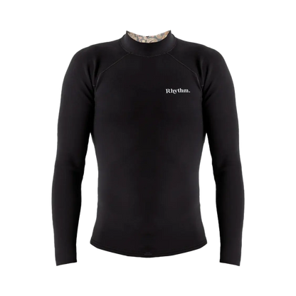 Rhythm - Top néoprène homme - Classic veste back zip noir Surfshop - Shapers Club House