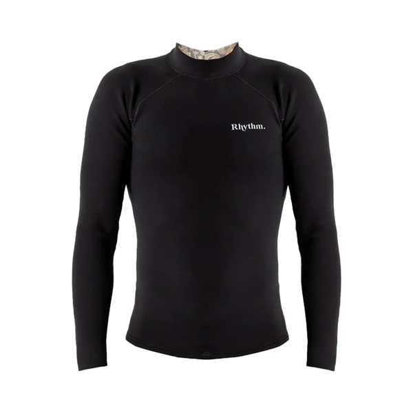 Rhythm - Top néoprène homme - Classic veste back zip noir