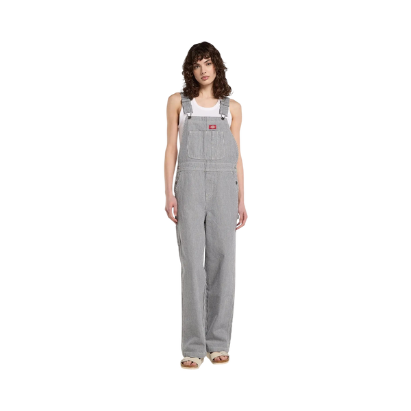 Dickies - Trousers - Hickory bib w - Blue