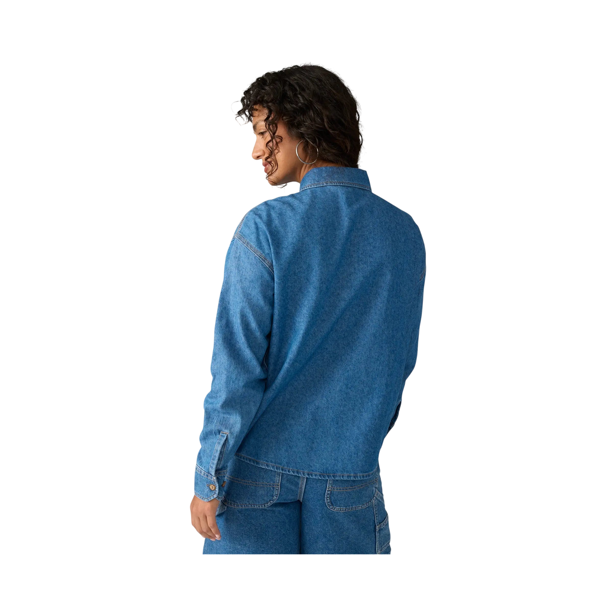 Dickies - Femme - Chemises - Lw denim shirt ls w - Bleu classique - photo 2