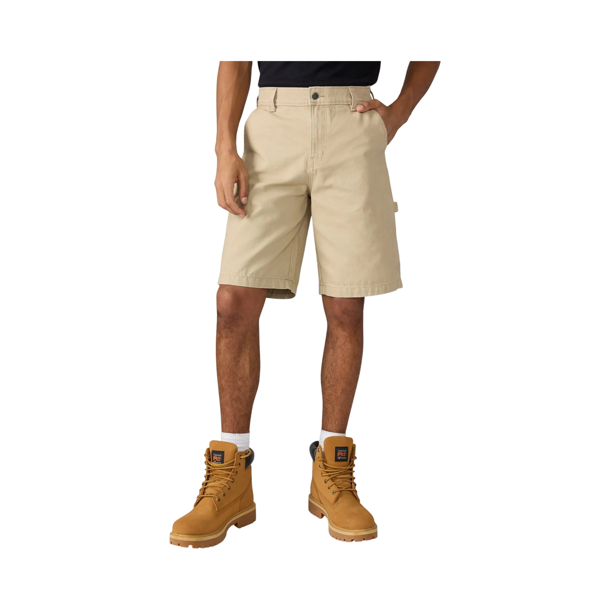 Dickies - Homme - Shorts - Canvas carpenter short - Beige - photo 1