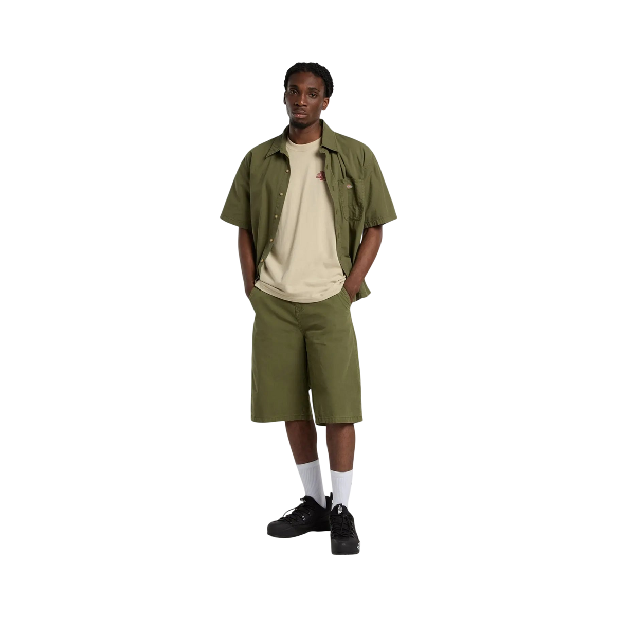 Dickies - Men's shorts - Vernal 13 inch loose shorts - Green - photo 3
