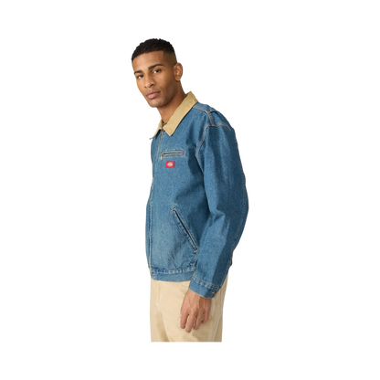 Dickies - Men - Jackets & overcoats - Denim painter jacket - Green - photo 3