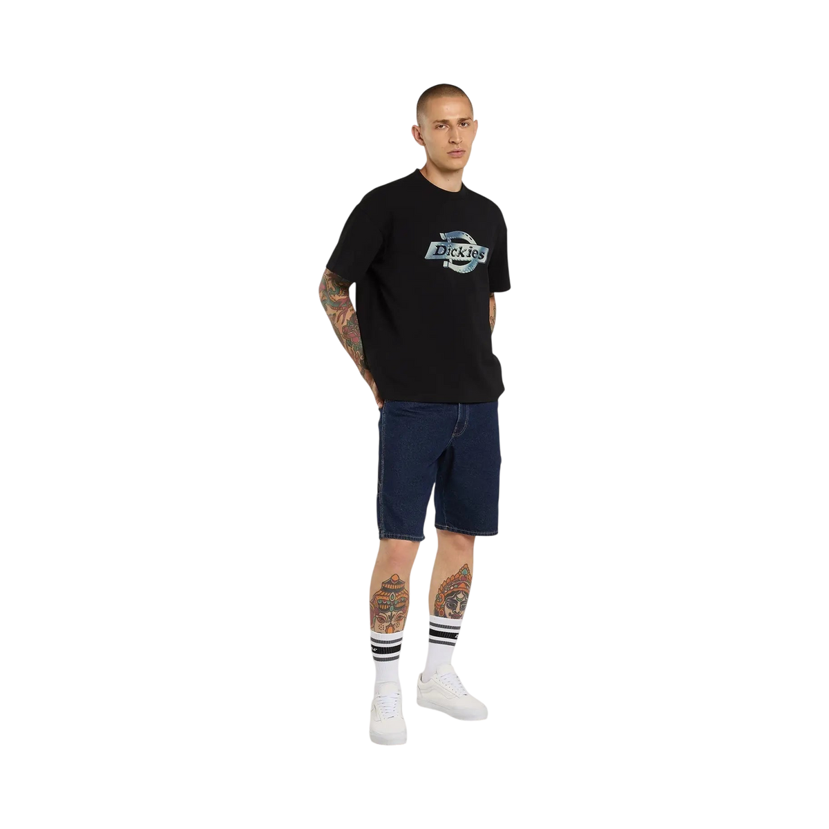Dickies - Homme - Shorts - 993 11 inch carpenter - Bleu - photo 3