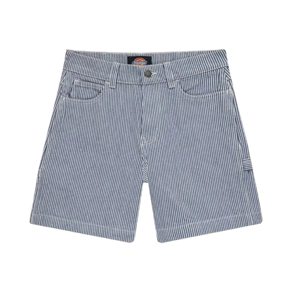 Dickies - Femme - Shorts - 7 inch hickory carpenter - Bleu - photo 1