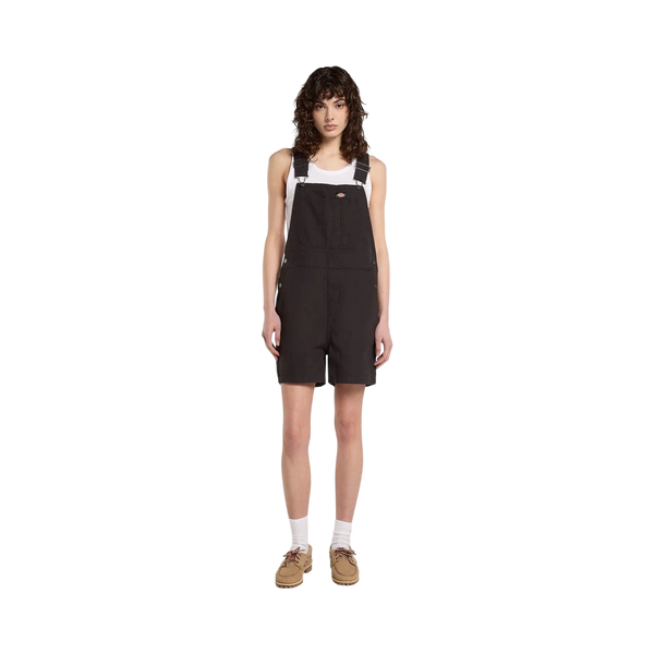 Dickies - Women - Combinations / Combishorts - Lw canvas short bib w - Black