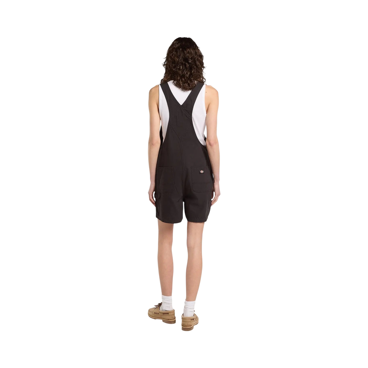 Dickies - Women - Combinations / Combishorts - Lw canvas short bib w - Black - photo 2