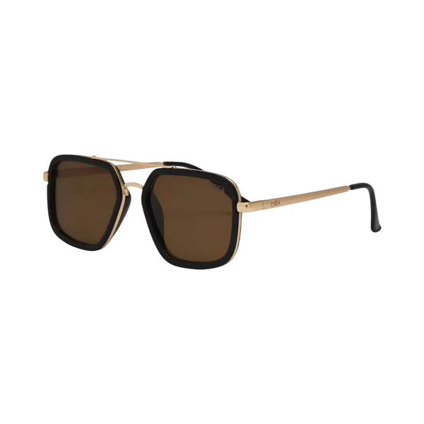 I-SEA - Lunettes de soleil - Metal Frame WIS01CRU Black Brown Polarized