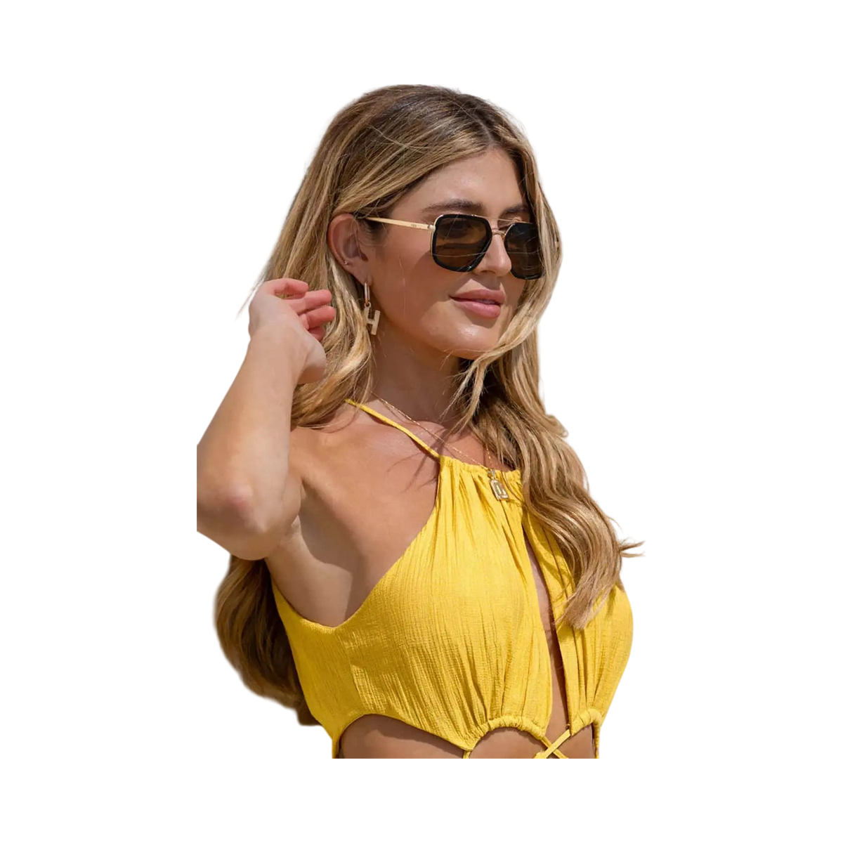 I-SEA - Lunettes de soleil - Metal Frame WIS01CRU Black Smoke Polarized - photo 2