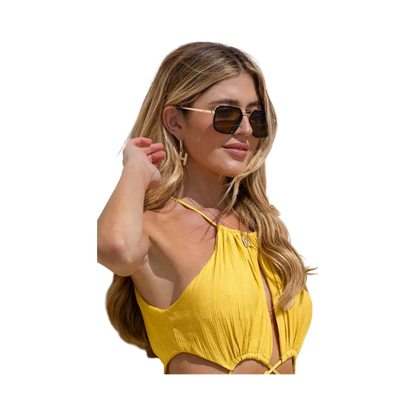 I-SEA - Lunettes de soleil - Metal Frame WIS01CRU Black Smoke Polarized - photo 2