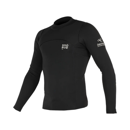 Soöruz - Top Men 1/1 LS Fighter Organic Oysterprene - noir - photo 1