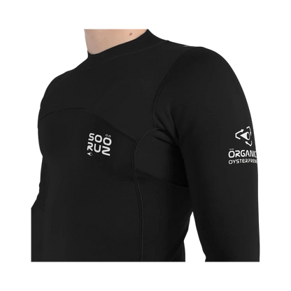 Soöruz - Top Men 1/1 LS Fighter Organic Oysterprene - noir - photo 2