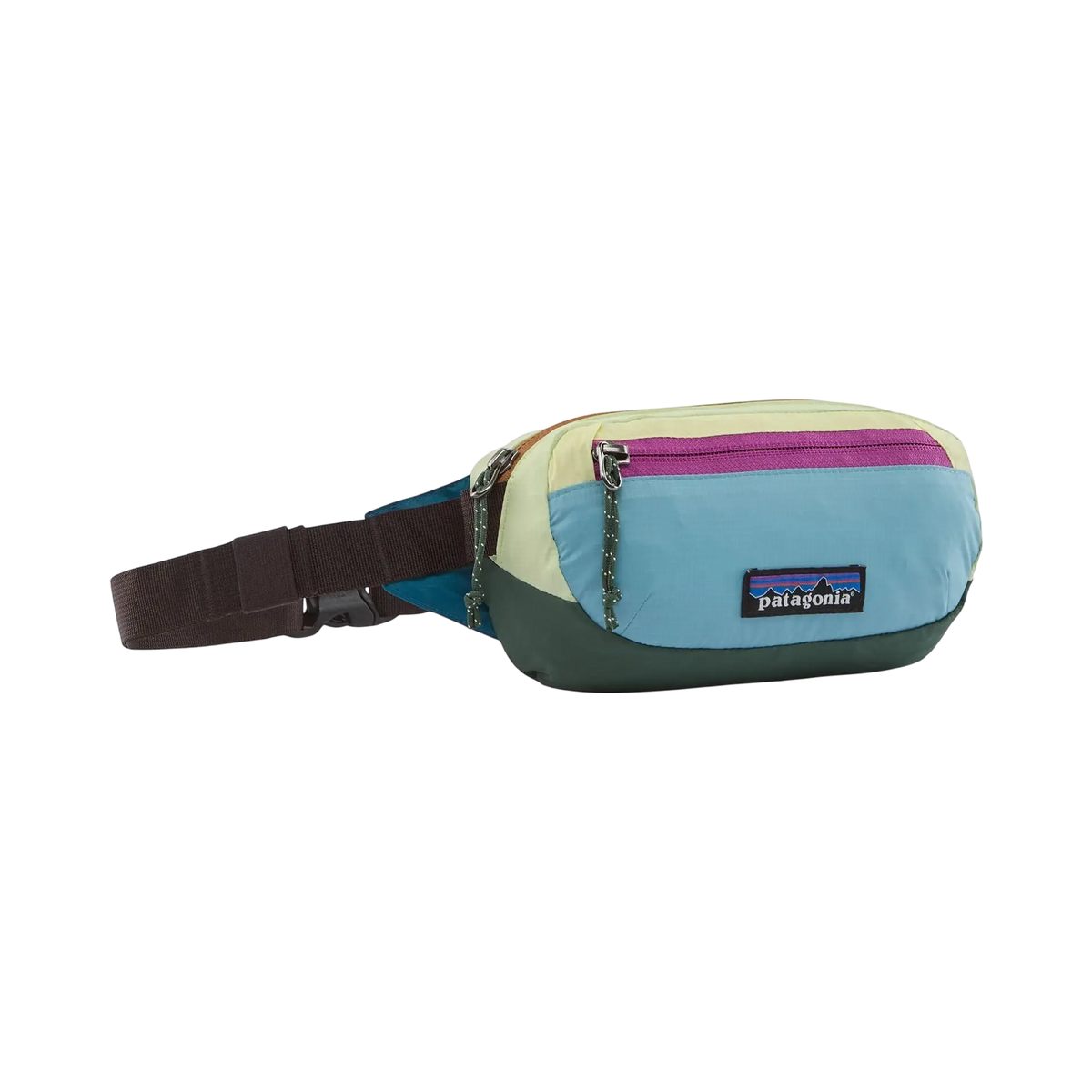 Sacoche banane Patagonia Terravia Mini Hip Pack multicolore par Surfshop - Shapers Club House avec sangle ajustable