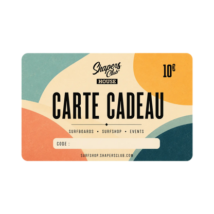 CARTE CADEAU SHAPERS CLUB Shapers Club