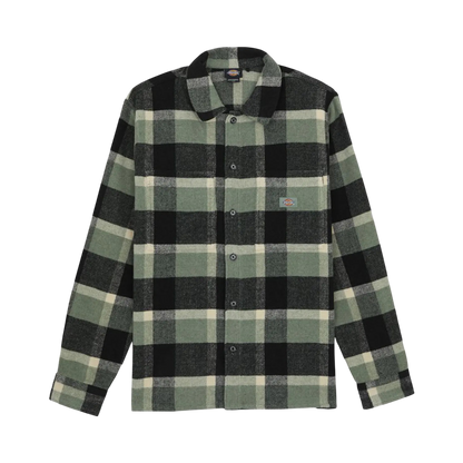 Dickies - PLAID COALING LS SHIRT SEA SPRAY L / UE 43 - 44 / US 33 - 34 - photo 1