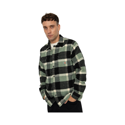 Dickies - PLAID COALING LS SHIRT SEA SPRAY L / UE 43 - 44 / US 33 - 34 - photo 2
