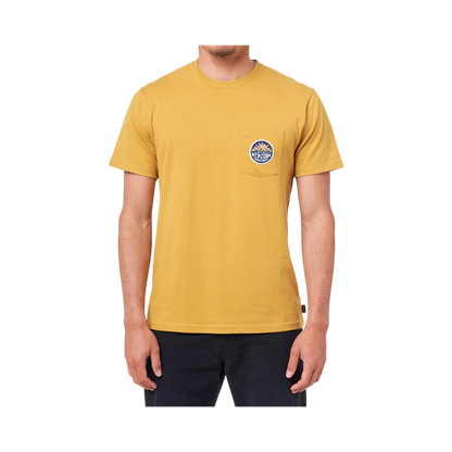 HORIZON BADGE SS TEE XS / UE 36 - 39 / US 26 - 29 JAUNE FALL WINTER 2024 - photo 1
