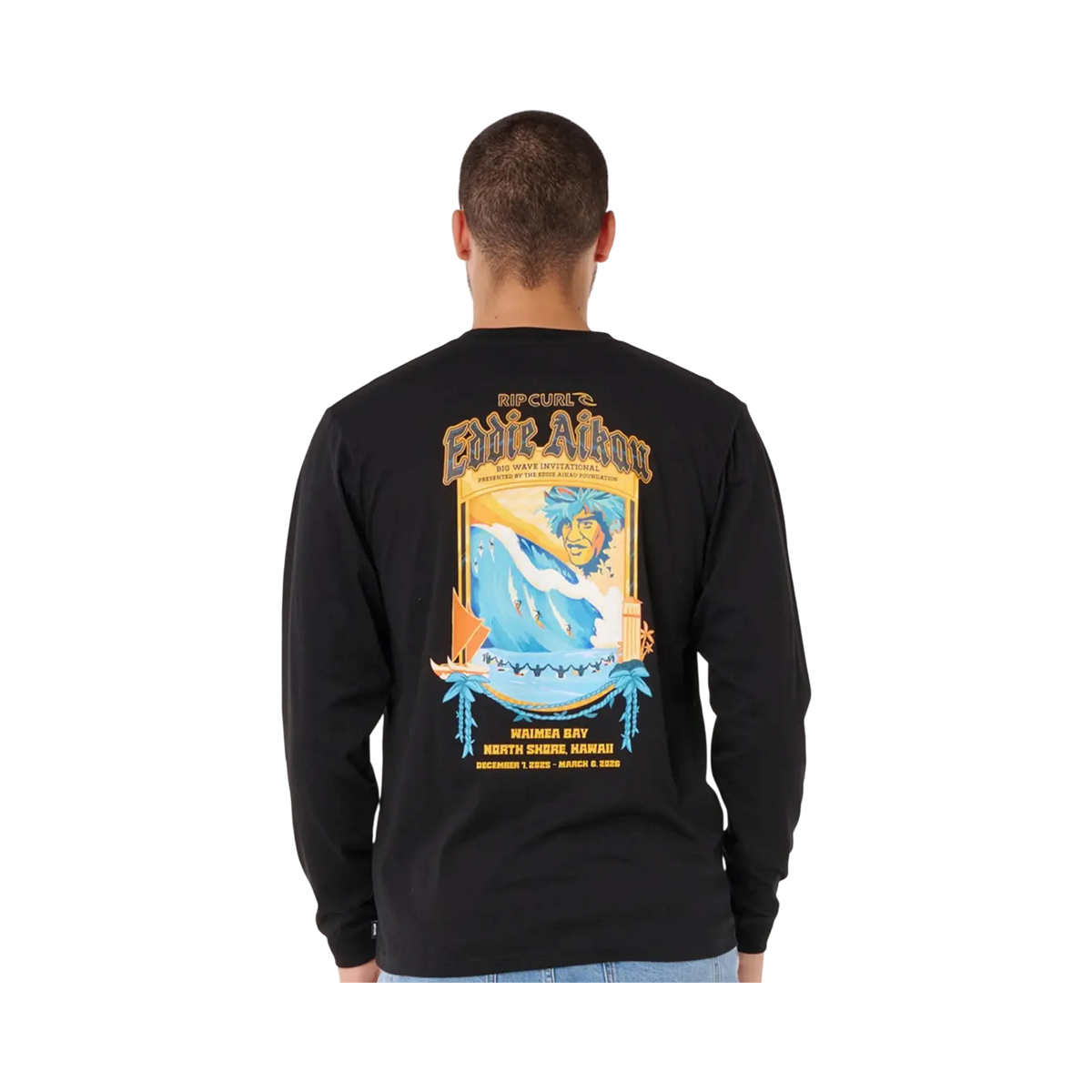 RIP CURL - LS TEE - EWG - BLACK L - photo 2