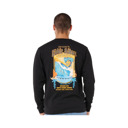 RIP CURL - LS TEE - EWG - BLACK L - photo 2