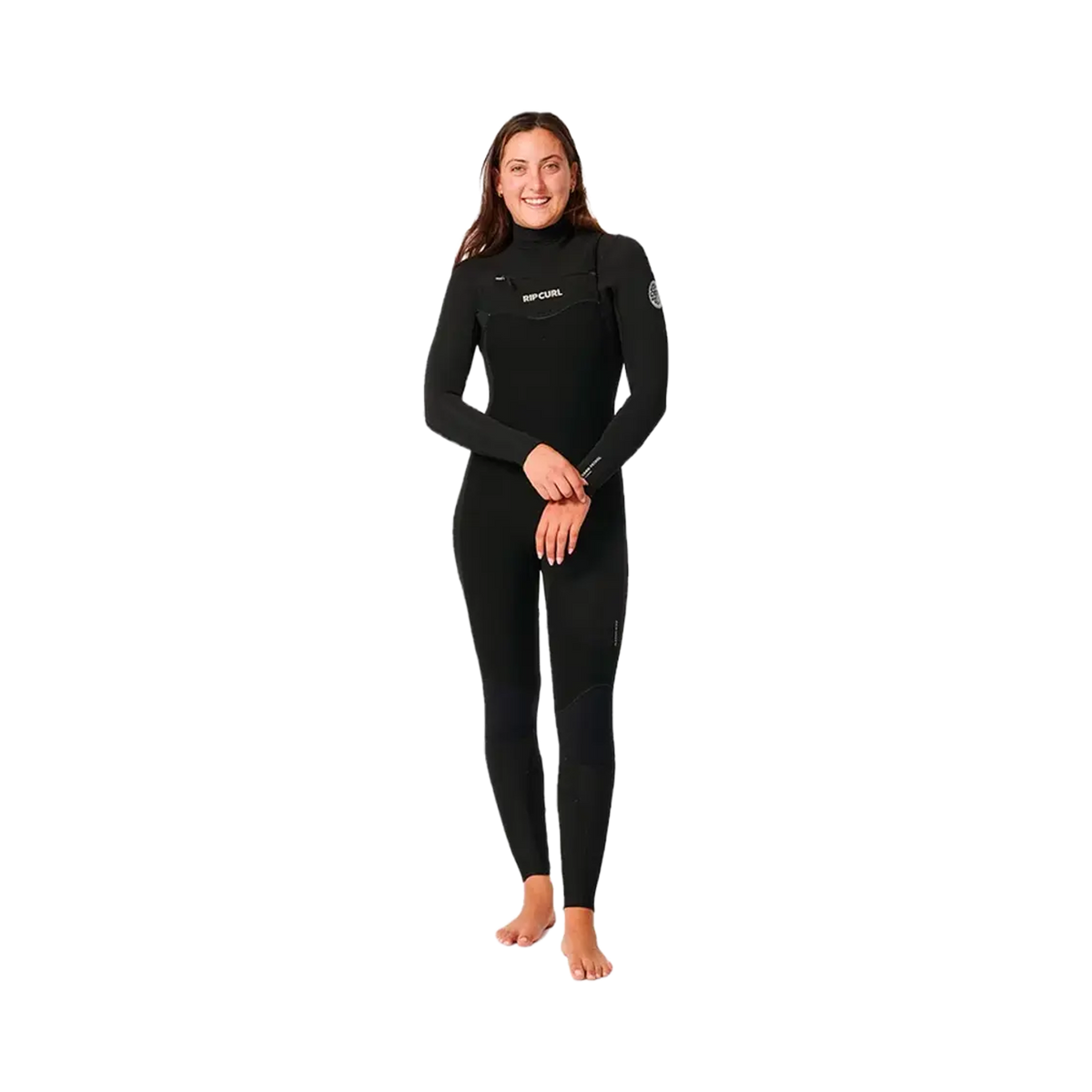 Rip curl - Combinaison intégrale femme - Dawn patrol front zip E5 5/3 noir Surfshop - Shapers Club House
